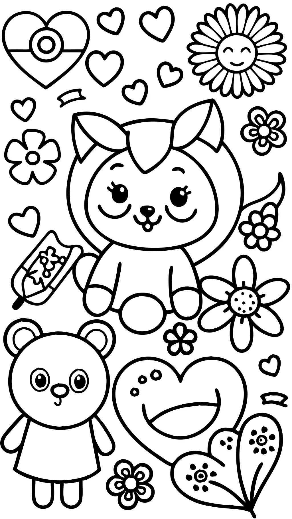 crayola valentine coloring pages